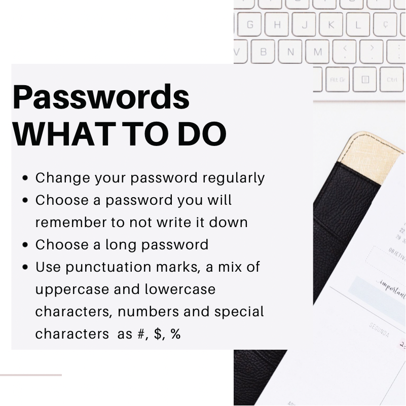 Password cyber security what to do